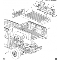 (TN17-114) 2009-2010 N1(43) PICKUP BOX MOUNTING & LINER