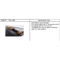 (AC21-988) 2006-2010 N1 LAMP PKG/ROOF MARKER