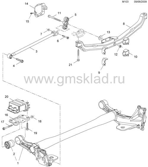 Схема подвески опель астра j